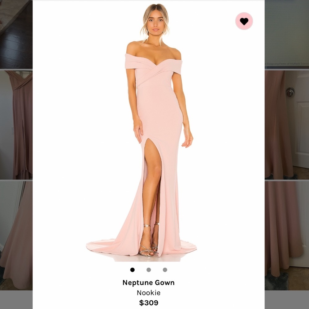 Nookie Neptune Gown Blush - Picture 2 of 9